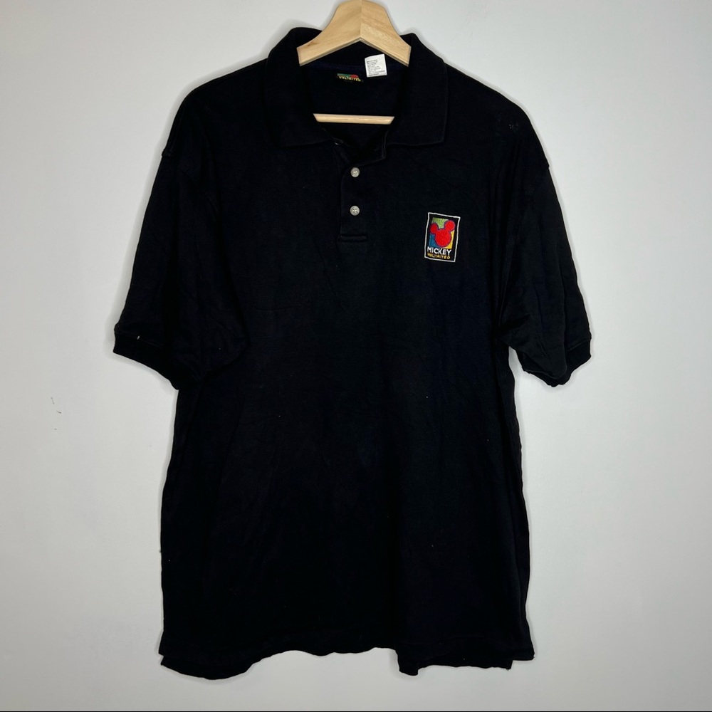 Vintage Disney Mickey Unlimited embroidered polo shirt XL